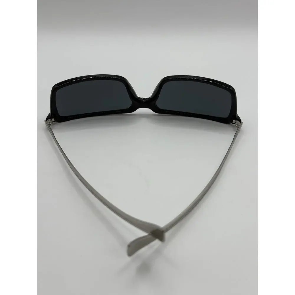 Versus Sunglasses Rectangular Black Gray Lenses Unisex 53mm